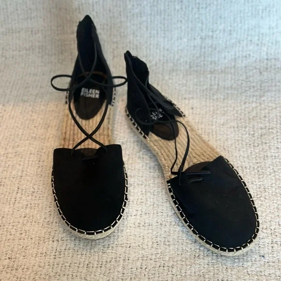 Eileen Fisher Lace Espadrille size 6 - Picture 2 of 5